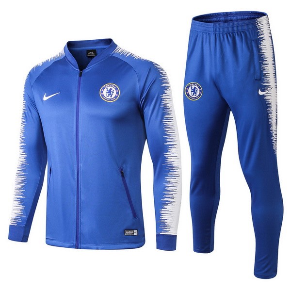 Chandal Niños Chelsea 2018-19 Blanco Azul Claro